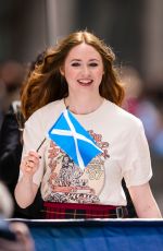 KAREN GILLAN at Tartan Day Parade in New York 04/09/2022