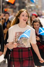 KAREN GILLAN at Tartan Day Parade in New York 04/09/2022