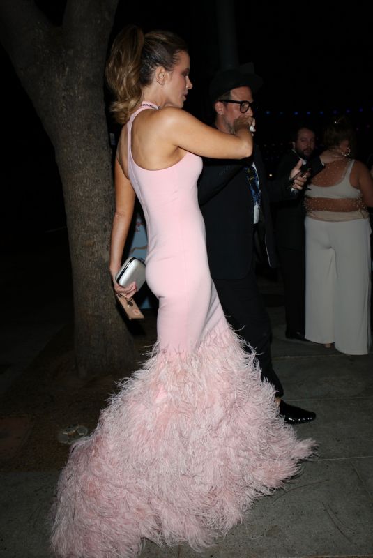 KATE BECKINSALE Leaves Gigi Gorgeous Birthday Party in West Hollywood 04/19/2022