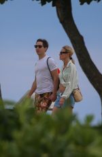 KATE BOSWORTH and Justin Long at a Beach in Hawaii 04/22/2022