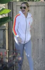 KATE HUDSON Heading to Workout in Los Angeles 04/01/2022