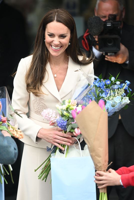 KATE MIDDLETON at Maternal Healthcare Organizations in London 04/27/2022