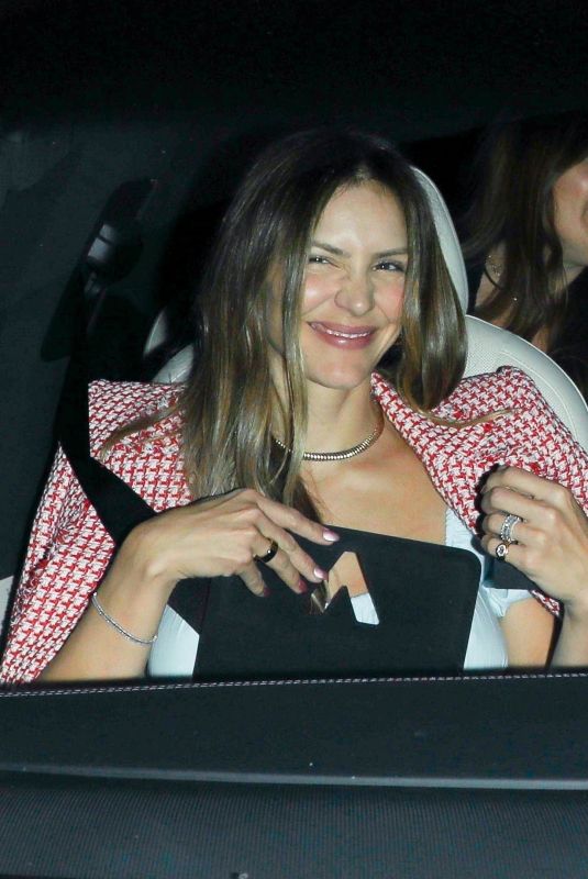 KATHARINE MCPHEE and David Foster Out for Late Dinner in West Hollywood 04/14/2022