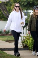 KATHERINE and CHRISTINA SCHWARZENEGEER Out for Smoothie in Los Angeles 04/25/2022