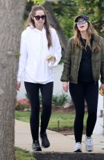 KATHERINE and CHRISTINA SCHWARZENEGEER Out for Smoothie in Los Angeles 04/25/2022