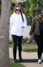 KATHERINE and CHRISTINA SCHWARZENEGEER Out for Smoothie in Los Angeles 04/25/2022
