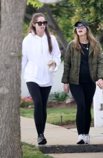 KATHERINE and CHRISTINA SCHWARZENEGEER Out for Smoothie in Los Angeles 04/25/2022