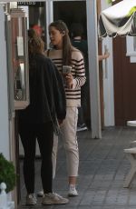 KATHERINE and CHRISTINA SCHWARZENEGGER Out for Brunch in Los Angeles 04/24/2022