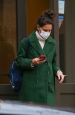 KATIE HOLMES Out and About in New York 04/01/2022