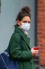 KATIE HOLMES Out and About in New York 04/01/2022