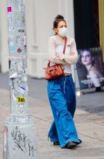 KATIE HOLMES Out and About in New York 04/05/2022