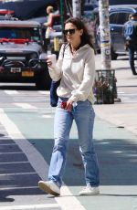 KATIE HOLMES Out for Coffee in New York 04/28/2022