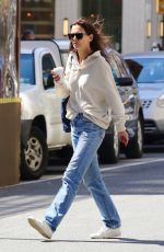 KATIE HOLMES Out for Coffee in New York 04/28/2022