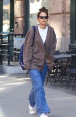 KATIE HOLMES Out Shopping in New York 04/27/2022