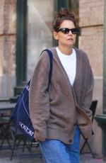 KATIE HOLMES Out Shopping in New York 04/27/2022