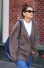 KATIE HOLMES Out Shopping in New York 04/27/2022