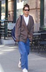 KATIE HOLMES Out Shopping in New York 04/27/2022