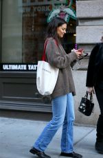 KATIE HOLMES Out with a Friend in New York 04/08/2022