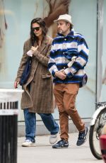 KATIE HOLMES Out with a Friend in New York 04/10/2022