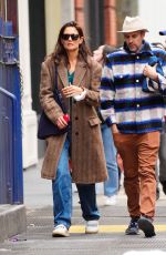 KATIE HOLMES Out with a Friend in New York 04/10/2022