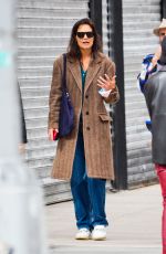 KATIE HOLMES Out with a Friend in New York 04/10/2022