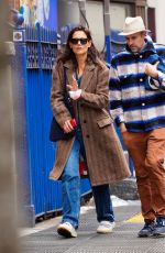 KATIE HOLMES Out with a Friend in New York 04/10/2022