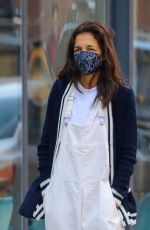KATIE HOLMES Out with a Friend in New York 04/25/2022
