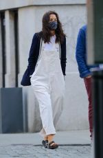 KATIE HOLMES Out with a Friend in New York 04/25/2022