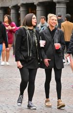 KATIE MALONEY and STASSIE SCHROEDER Out at Universal Studios 03/31/2022