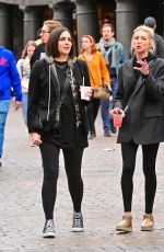 KATIE MALONEY and STASSIE SCHROEDER Out at Universal Studios 03/31/2022