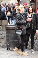 KATIE MALONEY and STASSIE SCHROEDER Out at Universal Studios 03/31/2022