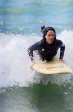 KEHLANI Out for Surfing Session in Malibu 04/27/2022