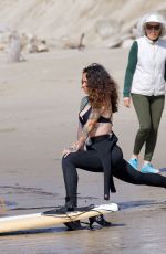 KEHLANI Out for Surfing Session in Malibu 04/27/2022