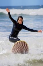 KEHLANI Out for Surfing Session in Malibu 04/27/2022