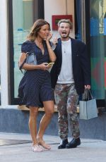KELLY BENSIMON Out with Her Dogs and a Friend in New York 04/22/2022