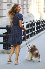 KELLY BENSIMON Out with Her Dogs and a Friend in New York 04/22/2022