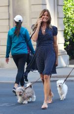 KELLY BENSIMON Out with Her Dogs and a Friend in New York 04/22/2022