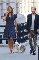 KELLY BENSIMON Out with Her Dogs and a Friend in New York 04/22/2022