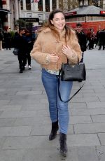 KELLY BROOK and LUCY HOROBIN Leaves Heart Radio Studios in London 04/05/2022