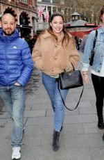 KELLY BROOK and LUCY HOROBIN Leaves Heart Radio Studios in London 04/05/2022