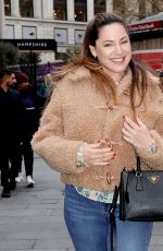 KELLY BROOK and LUCY HOROBIN Leaves Heart Radio Studios in London 04/05/2022