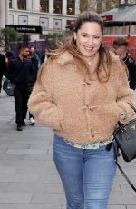 KELLY BROOK and LUCY HOROBIN Leaves Heart Radio Studios in London 04/05/2022