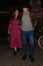 KELLY BROOK Leaves Chiltern Firehouse in London 04/15/2022