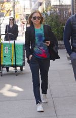 KELLY RIPA Leaves Greenwich Hotel in New York 04/01/2022