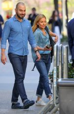 KELLY RIPA Out in New York 04/22/2022