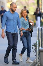 KELLY RIPA Out in New York 04/22/2022