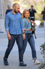 KELLY RIPA Out in New York 04/22/2022