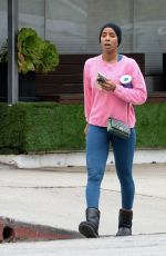 KELLY ROWLAND Leaves Pilates Class in Los Angeles 04/06/2022