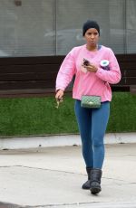 KELLY ROWLAND Leaves Pilates Class in Los Angeles 04/06/2022