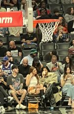 KENDALL and KYLIE JENNER at Clippers Game in Los Angeles 04/06/2022